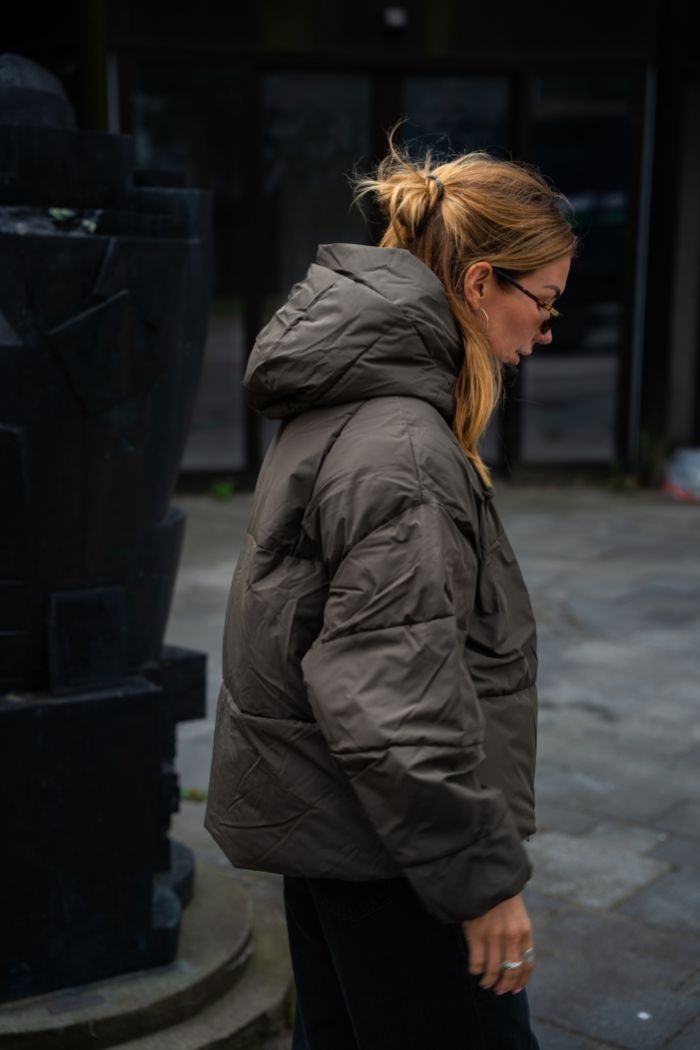 Embassy of Bricks and Locks - Zonza Puffer Jacket - Black Olive